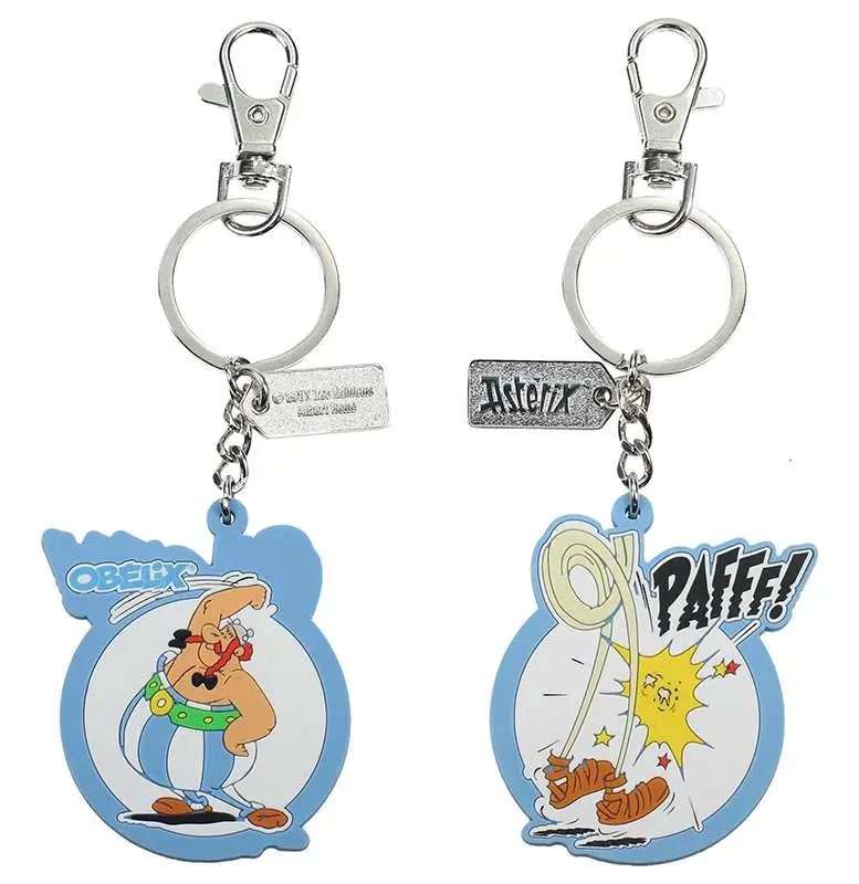 Porte-clés obelix pafff reversible rubb